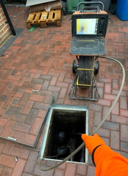 CCTV drain works
